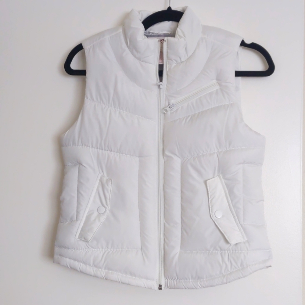 White Puffer Vest